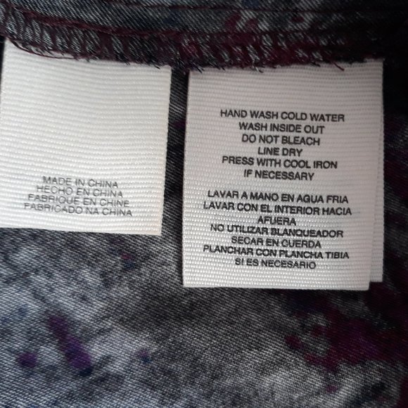 Rachel Rachel Roy Sleeveless Multi-Colour Tunic Top w/Asymmetrical Hemline, Sz.M - Picture 11 of 13